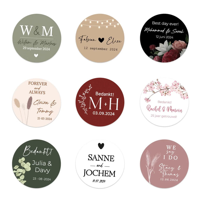 Ontwerp & bestel je eigen kaartjes en stickers | Bedankjes.nl