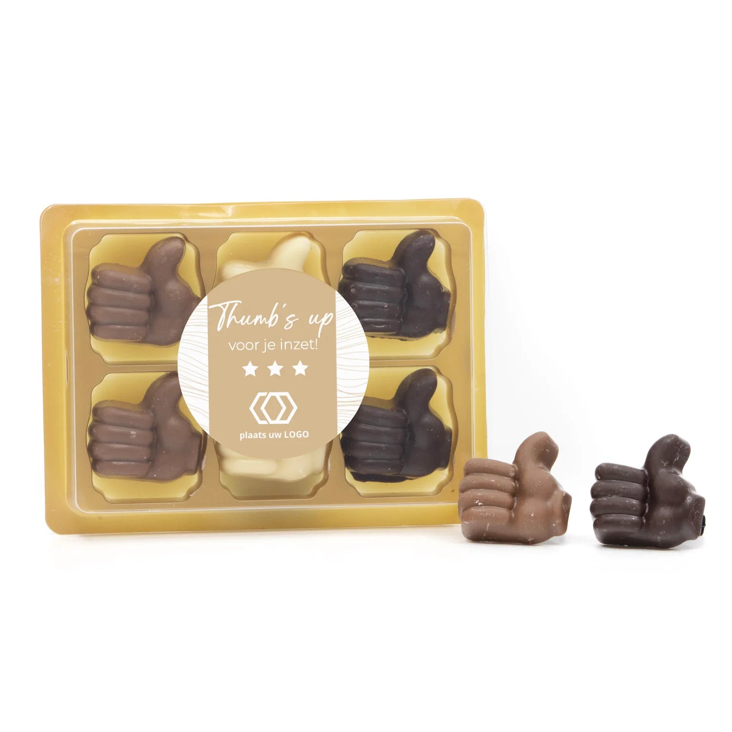 Thumbs UP 6 voor je inzet - Compliment - Bedankjes.nl