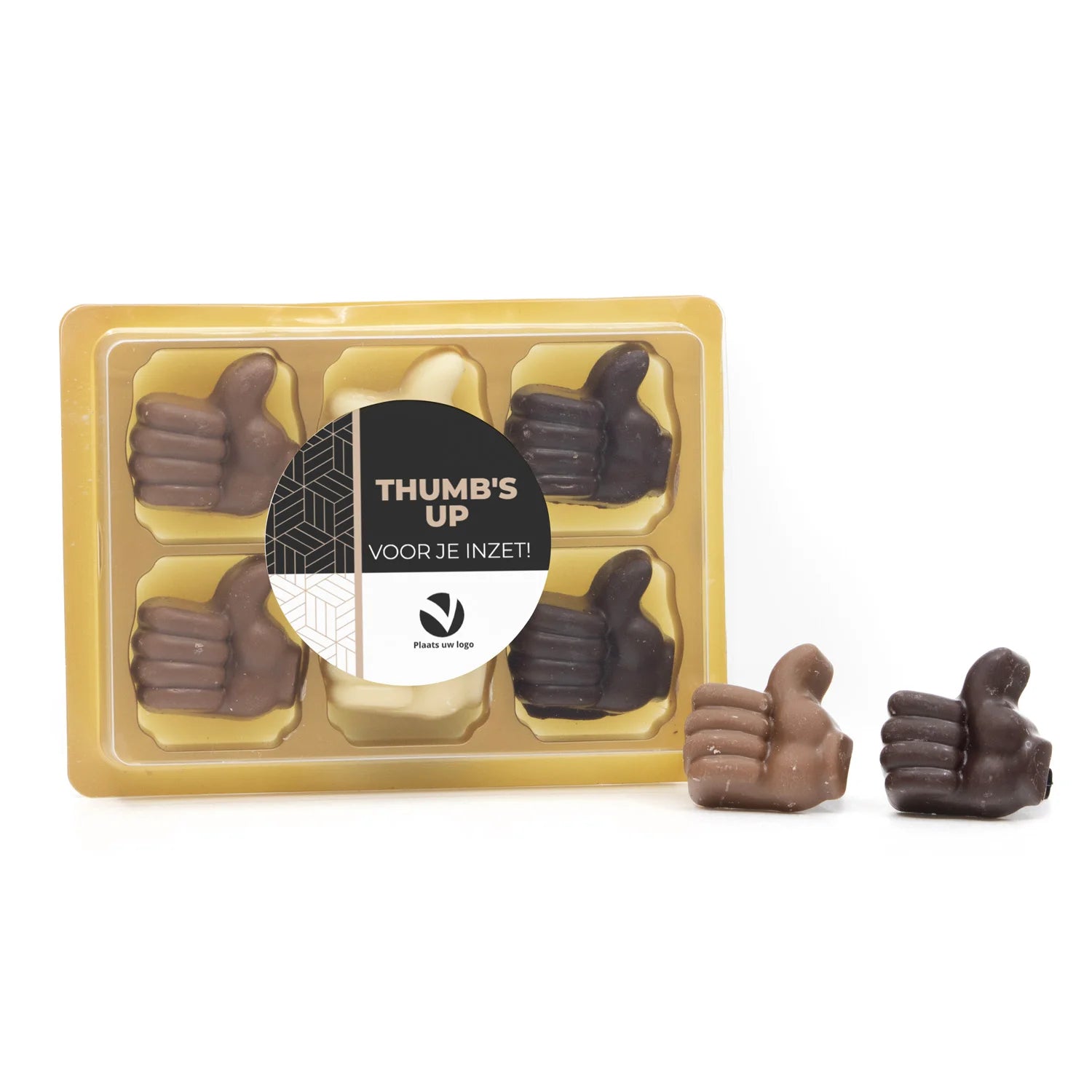 Thumbs UP 6 voor je inzet - Compliment - Bedankjes.nl