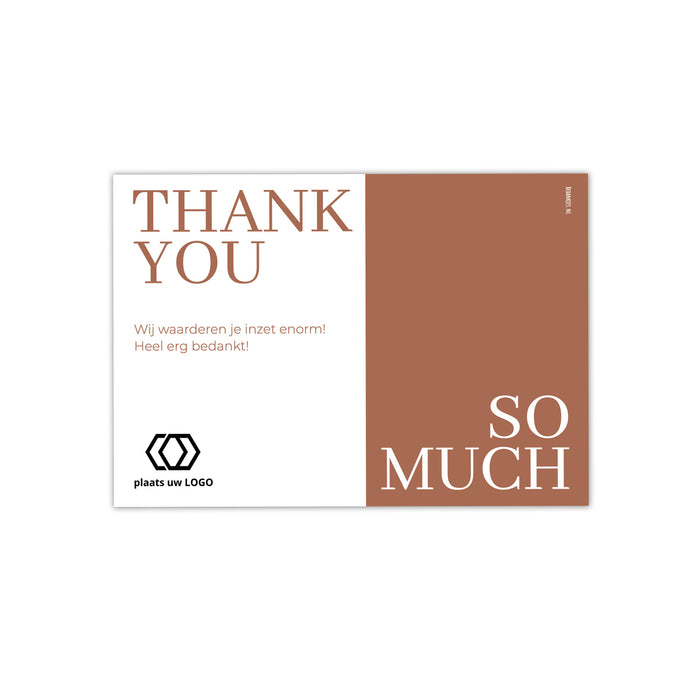 A6 Kaart bij pakket met eigen ontwerp - Brievenbus A6 Kaart bij pakket met eigen ontwerp - Brievenbus