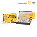 Filmblik met Pathé Thuis code en Jimmy's popcorn - Bedankjes.nl
