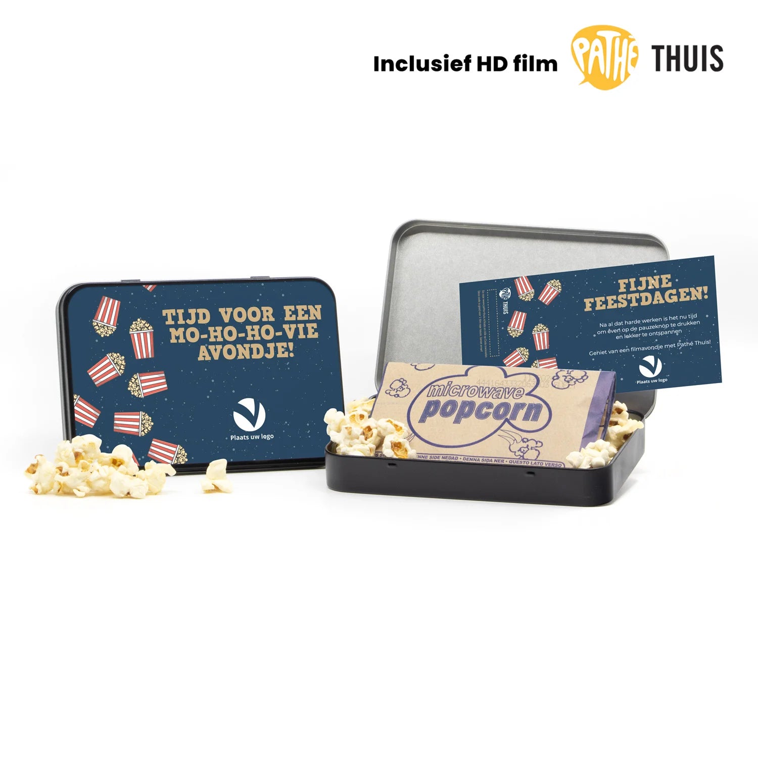 (Kerst)film in blik met eigen ontwerp - Kerst - Bedankjes.nl