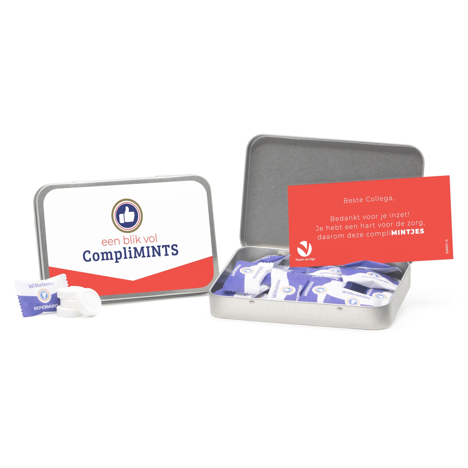 Complimints in blik - Verpleging - Bedankjes.nl