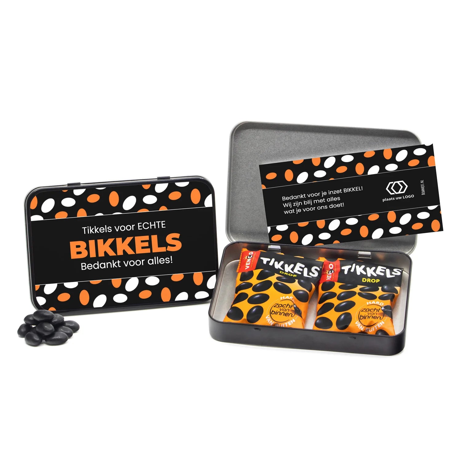 Tikkels voor Bikkels in bewaarblik - Vrijwilliger - Bedankjes.nl