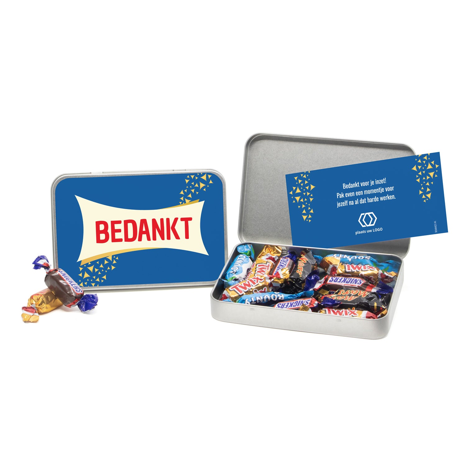 Celebrations in blik - Vrijwillger - Bedankjes.nl