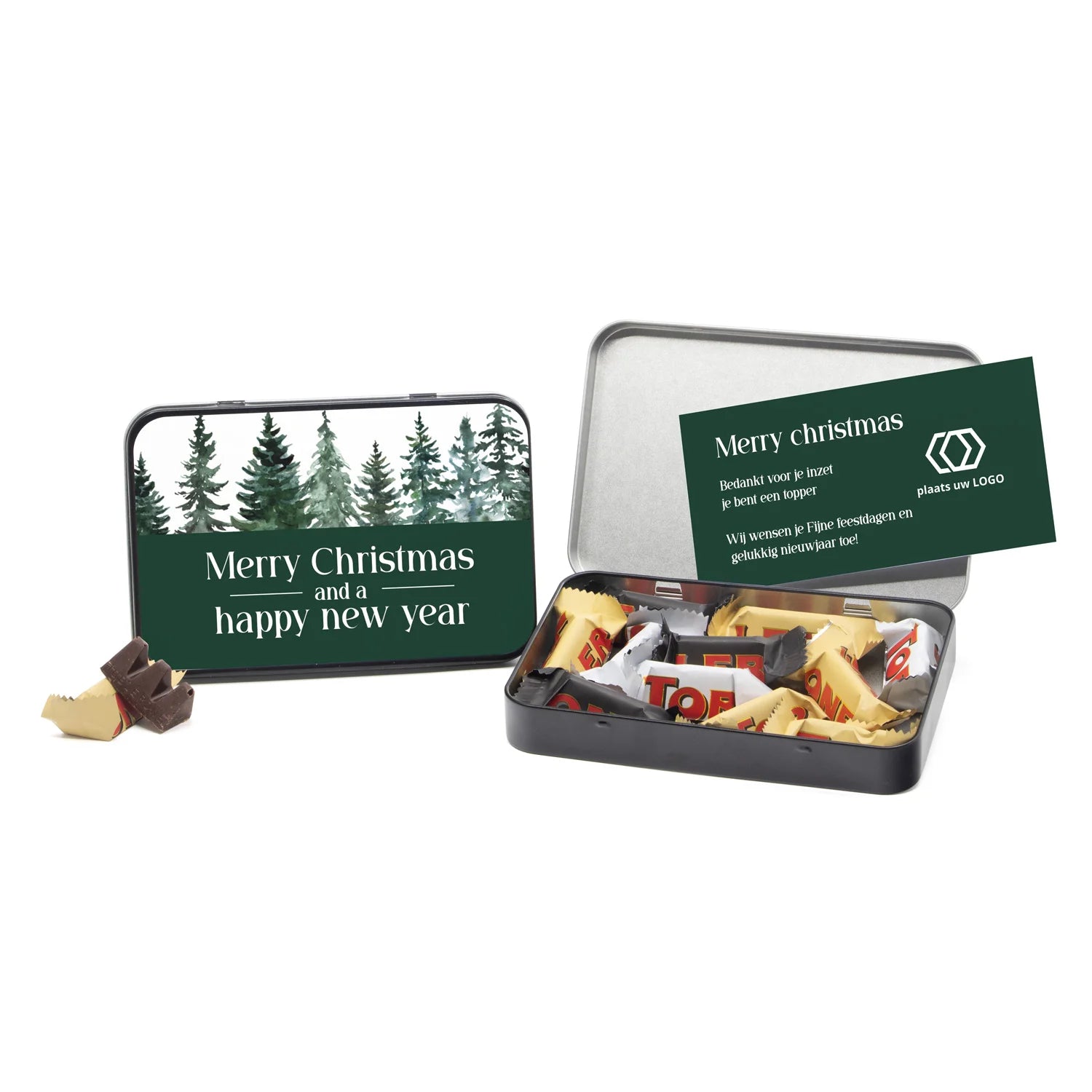 Toblerone in blik - Kerst - Bedankjes.nl