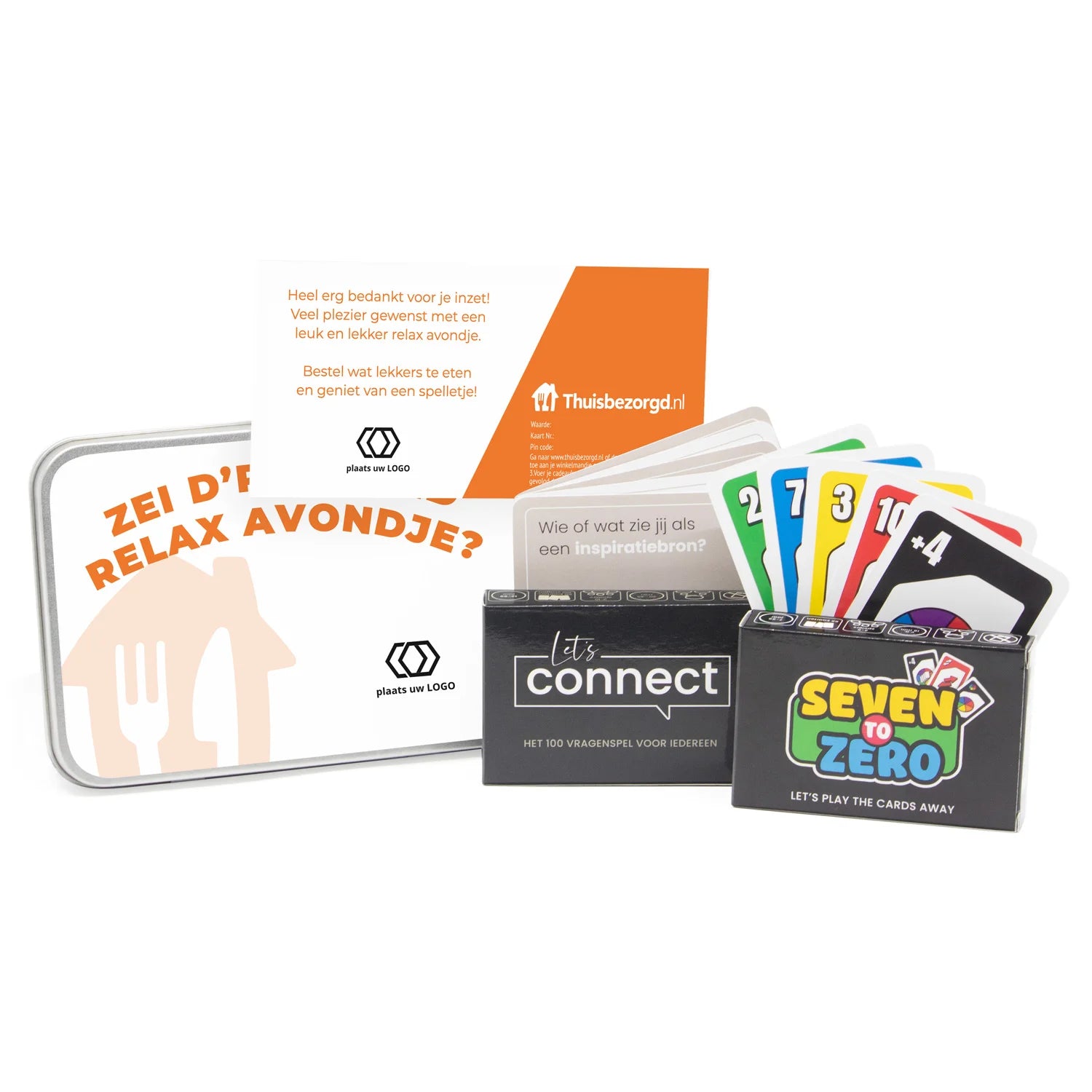 Relax avondje met een blik vol gezelligheid - Bedankjes.nl