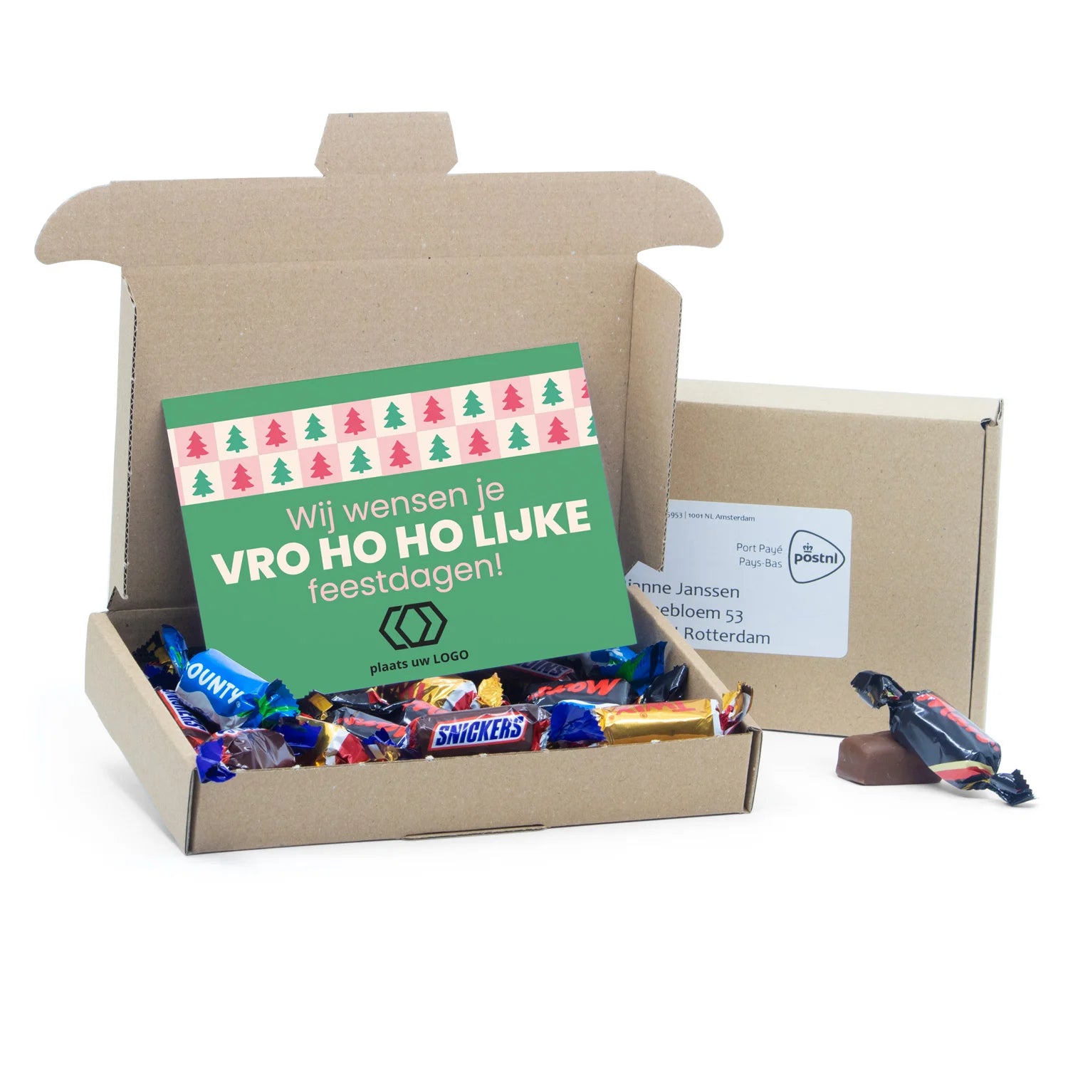 Maildoosje met celebrations - Kerst - Bedankjes.nl