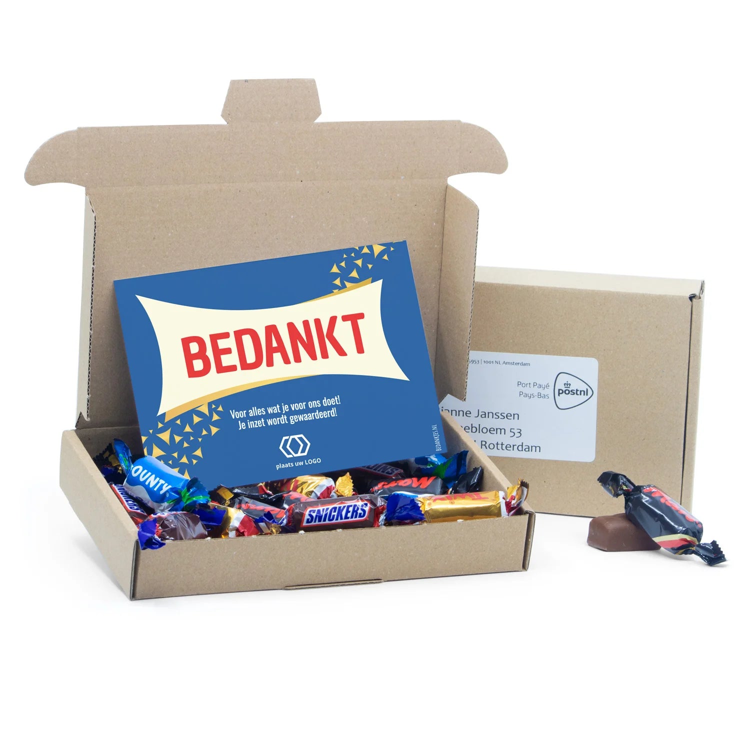 Maildoosje met celebrations - Brievenbus