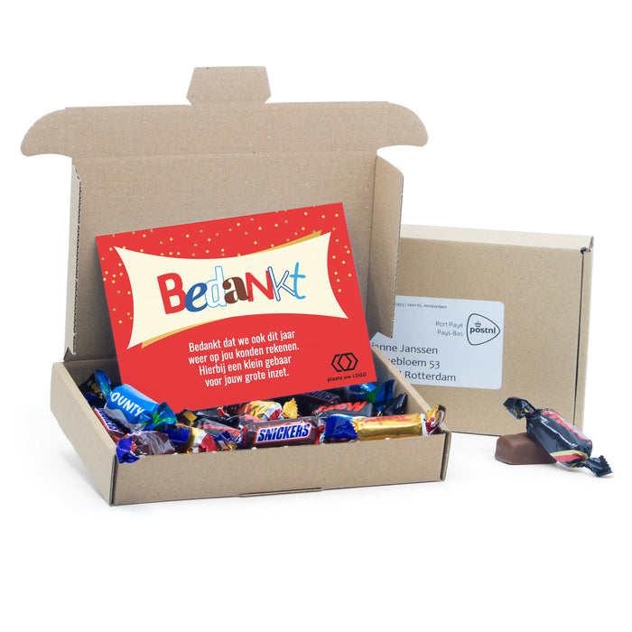 Maildoosje met celebrations - Brievenbus Maildoosje met celebrations - Brievenbus