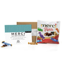 Doosje met mini Merci en persoonlijke kaart - Brievenbus