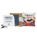 Doosje met mini Merci en persoonlijke kaart - Brievenbus - Bedankjes.nl