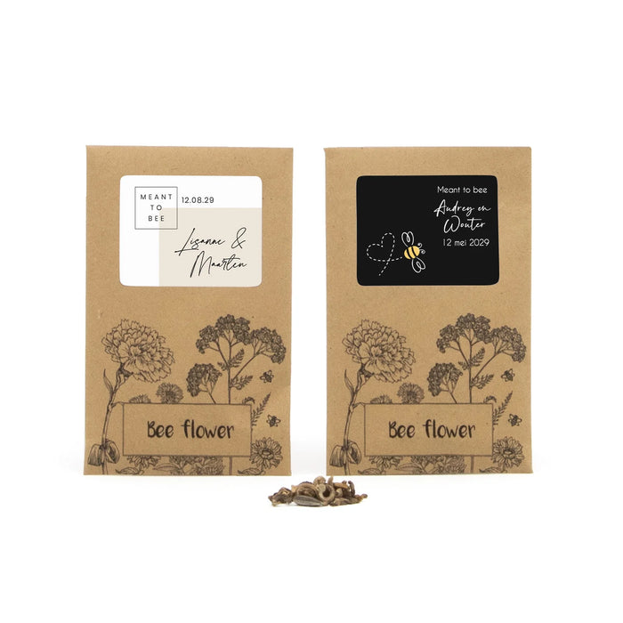 Meant to bee flower zakje - Trouwen Meant to bee flower zakje - Trouwen