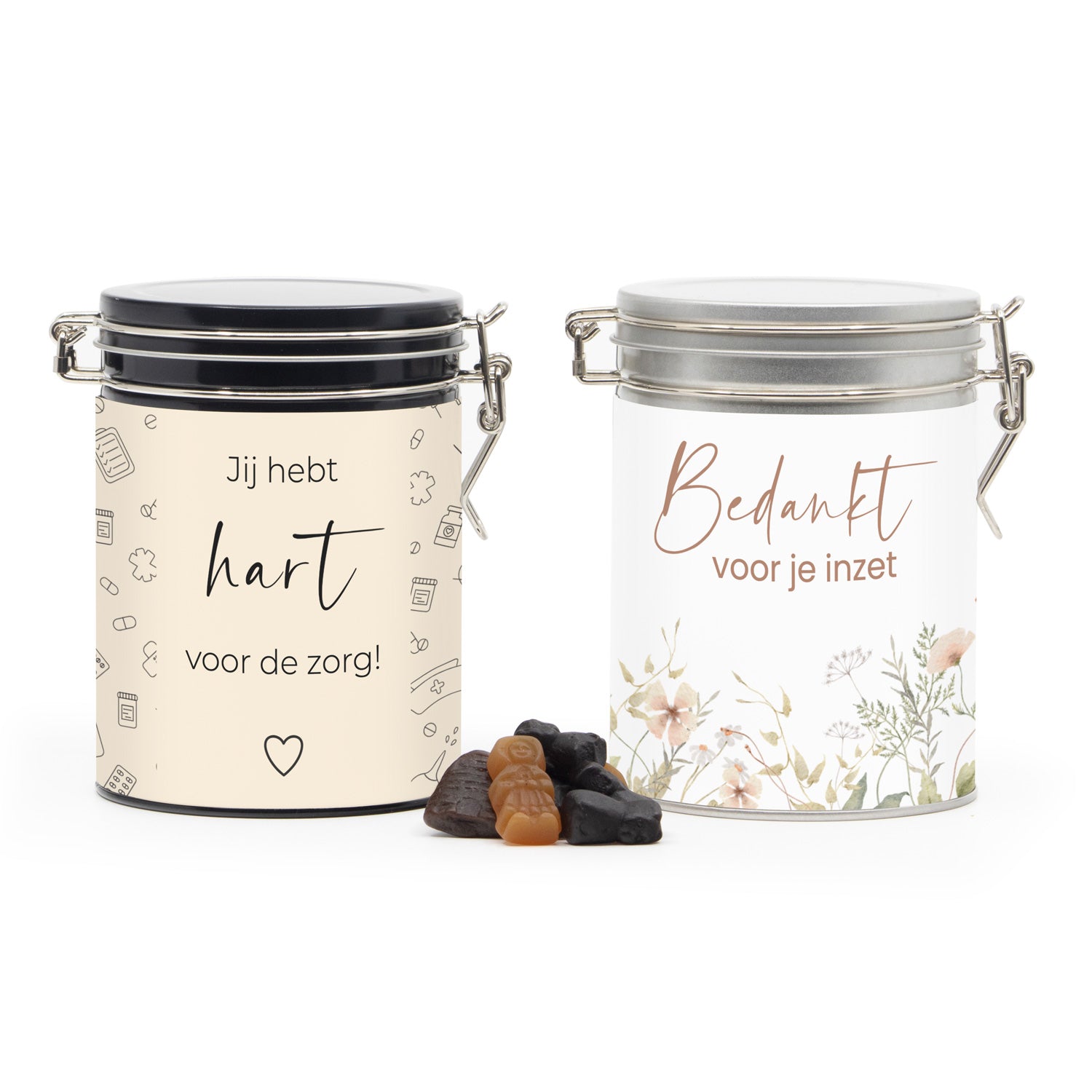 Beugelblik met eigen wikkel - Verpleging - Bedankjes.nl