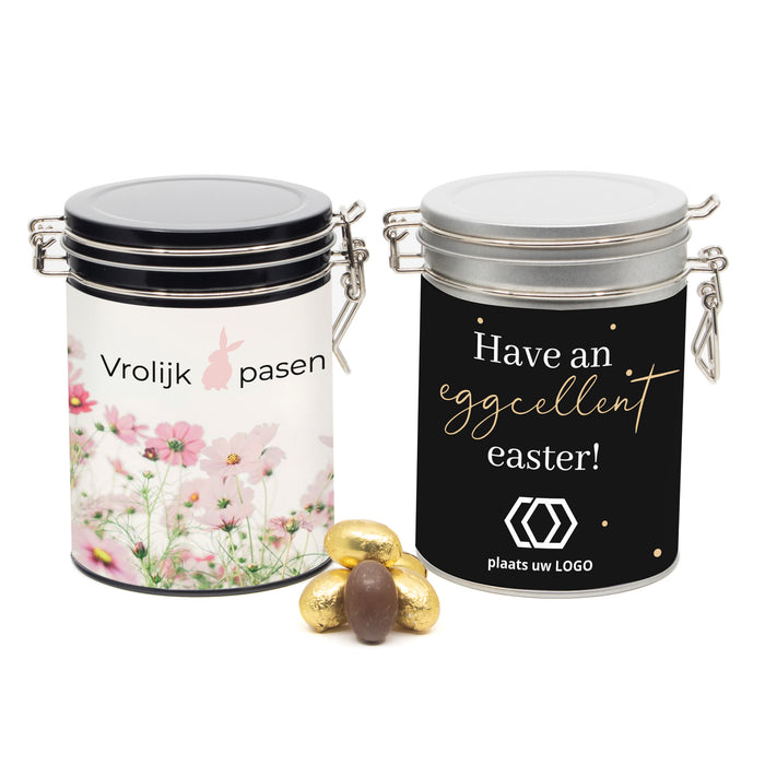 Beugelblik Paaseitjes met eigen wikkel - Pasen Beugelblik Paaseitjes met eigen wikkel - Pasen