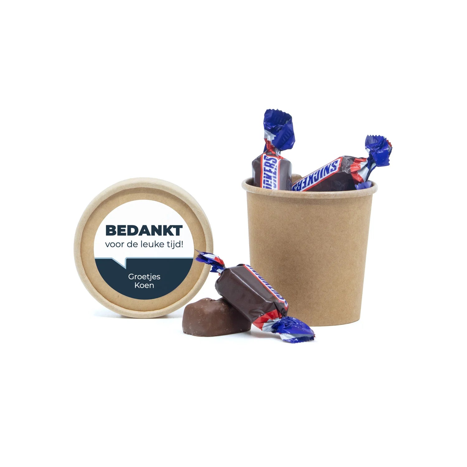 Snick! Ik ga ervandoor in bio Kraftbekertje- Afscheid collega - Bedankjes.nl