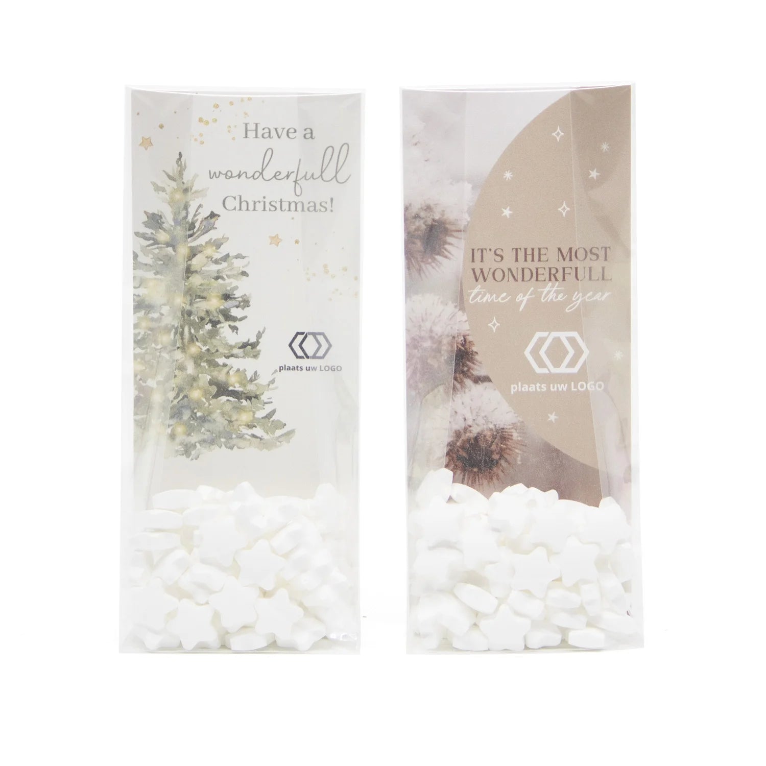 Blisterzak met snoep - Kerst - Bedankjes.nl