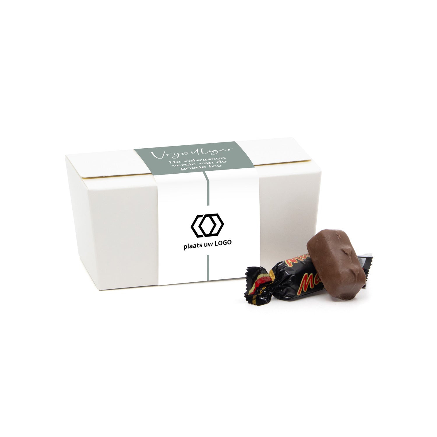 Bonbondoosje met chocolade  - Vrijwilliger - Bedankjes.nl