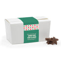 Bonbondoos met chocolade sterren en eigen sleeve - Kerst - Bedankjes.nl