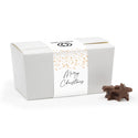 Bonbondoos met chocolade sterren en eigen sleeve - Kerst - Bedankjes.nl