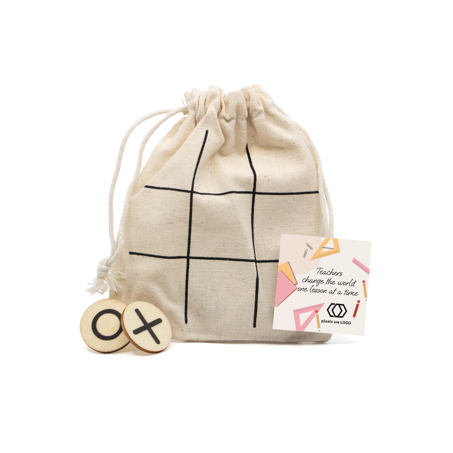 Boter kaas en eieren met eigen kaartje - Leraar - Bedankjes.nl