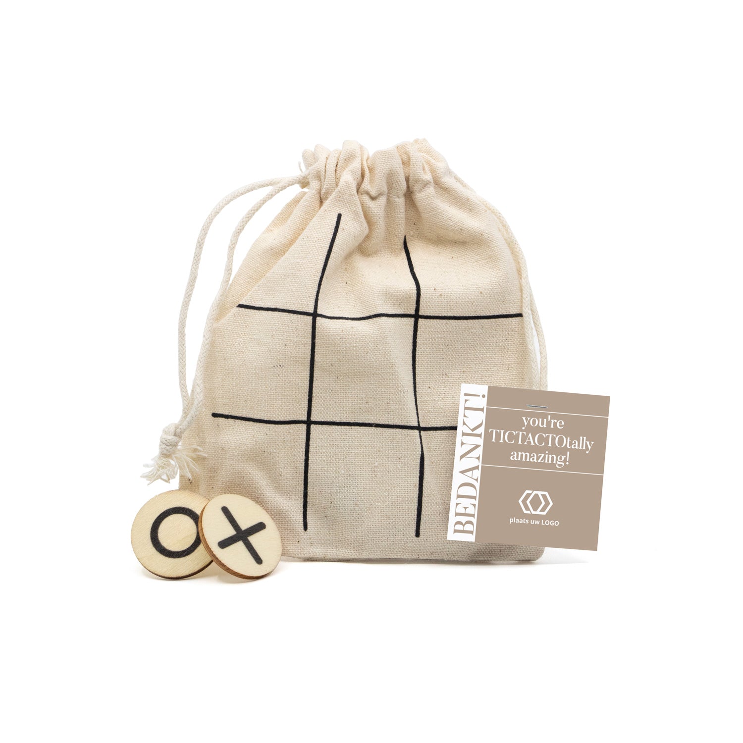 Boter kaas en eieren met eigen kaartje - Zakelijk - Bedankjes.nl