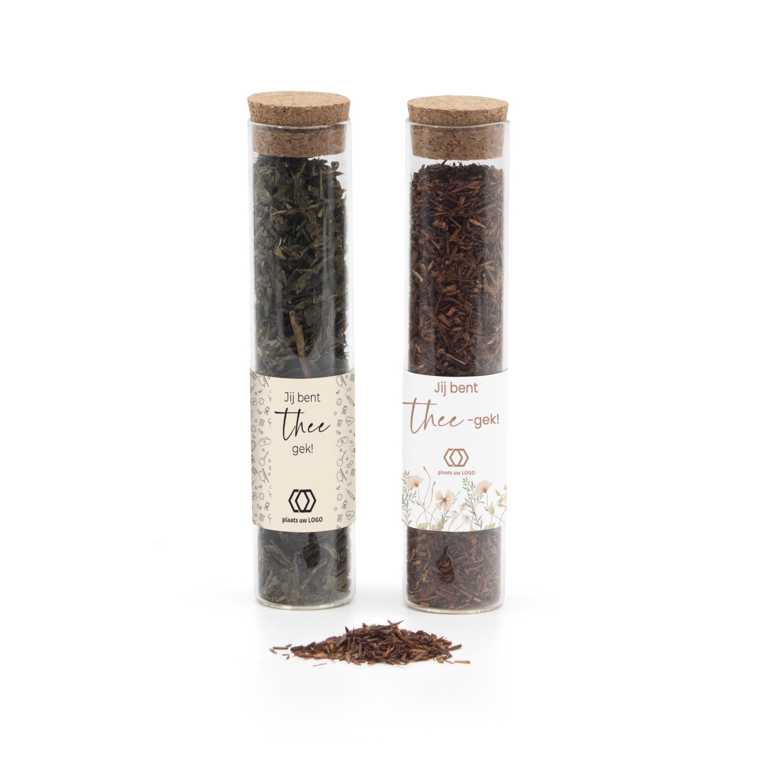 Glazen buisje met verse thee - Verpleging - Bedankjes.nl