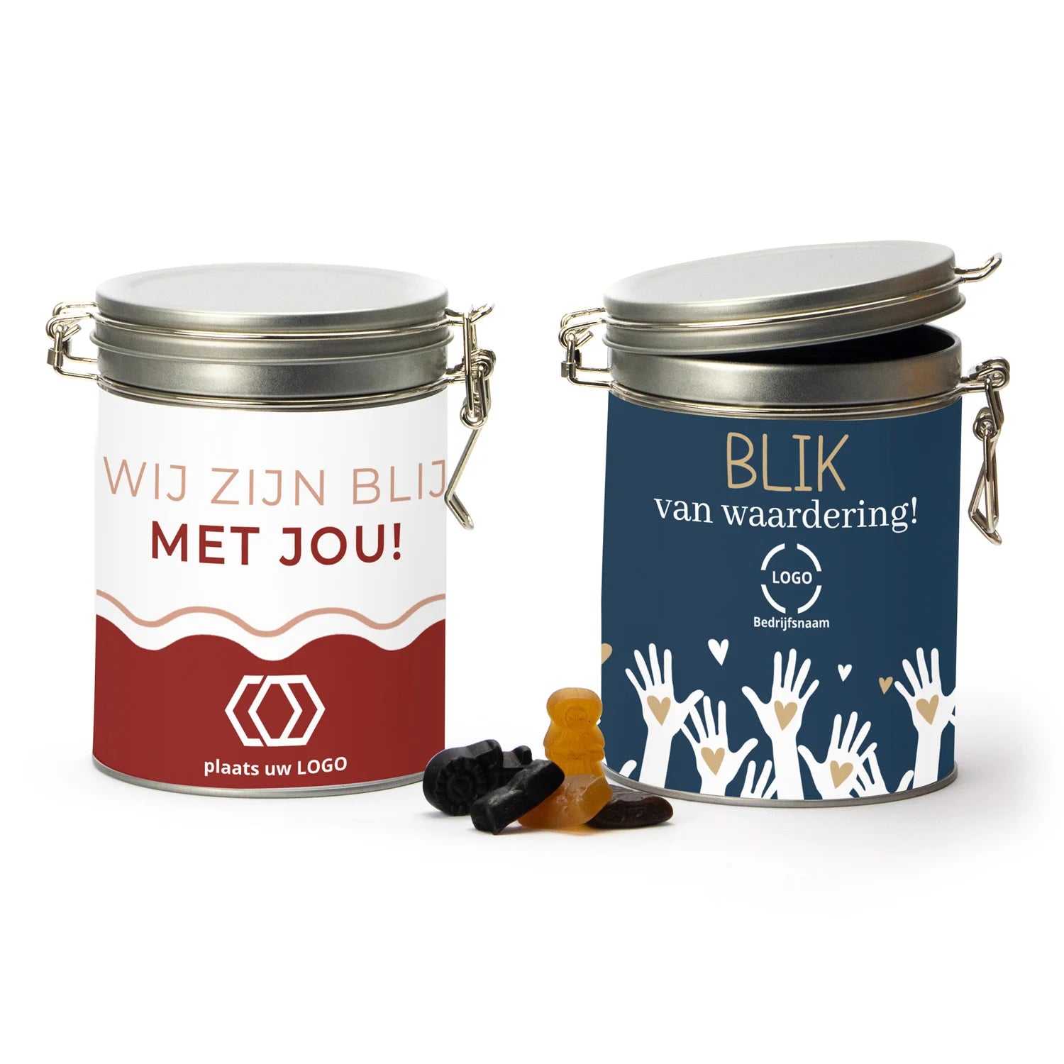 Beugelblik met eigen wikkel - Vrijwilliger