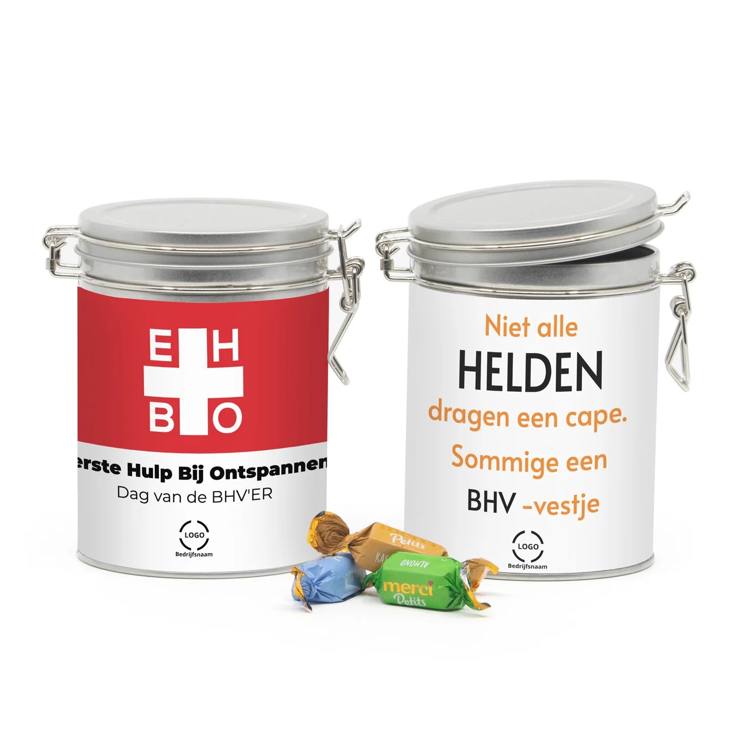 Beugelblik Merci petits met eigen wikkel - BHV