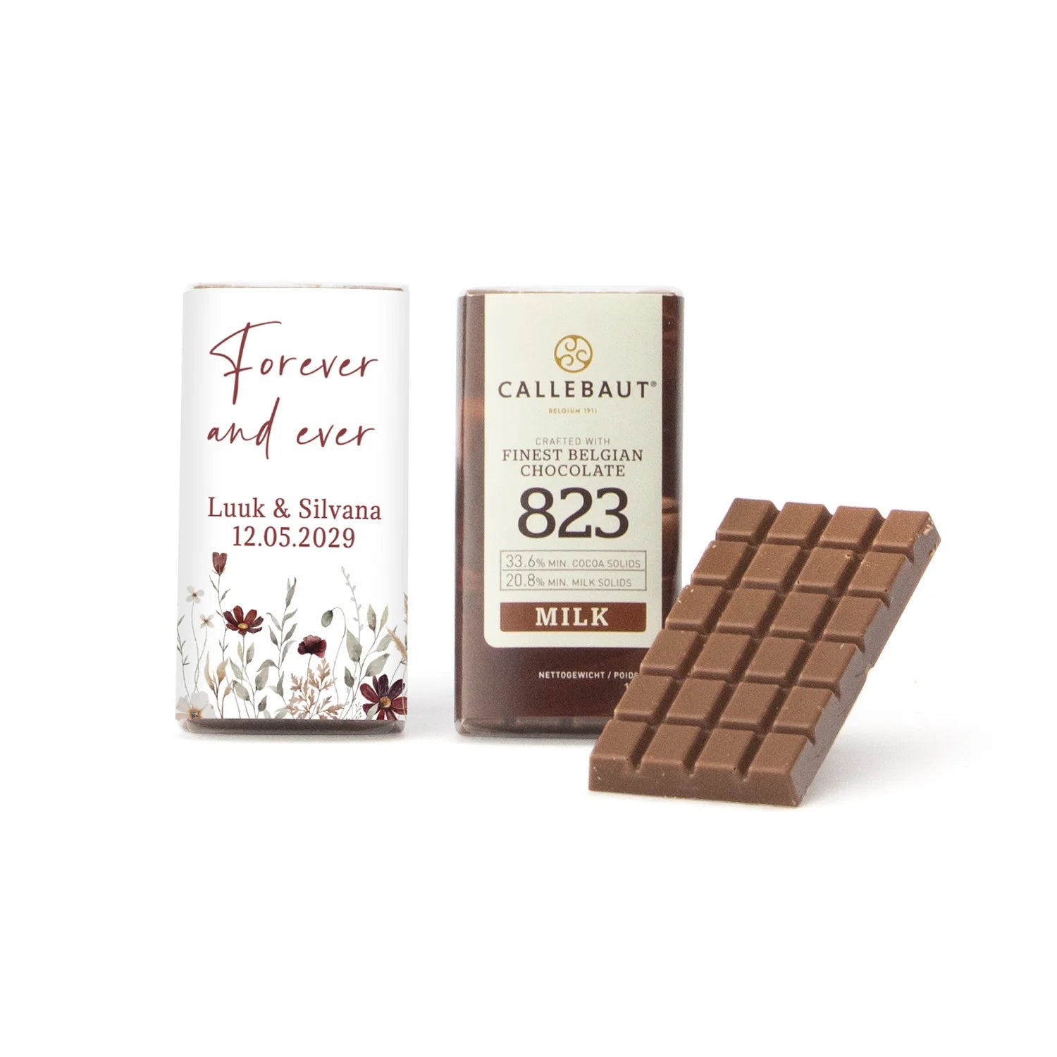 Callebaut chocolaatjes (25 stuks) - Trouwen - Bedankjes.nl