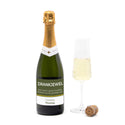 Fles cava met persoonlijk etiket - Collega