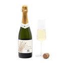 Fles cava met persoonlijk etiket - Verpleging - Bedankjes.nl