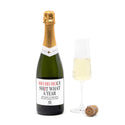 Fles cava met persoonlijk etiket - Kerst - Bedankjes.nl