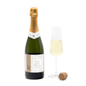 Fles cava met persoonlijk etiket - Leraar - Bedankjes.nl
