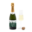 Fles cava met persoonlijk etiket - Kerst - Bedankjes.nl