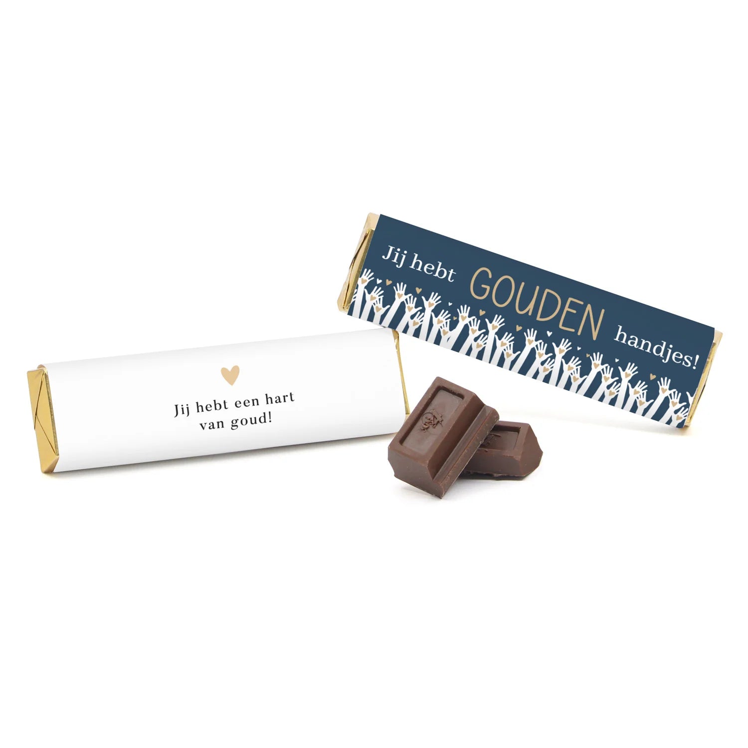 Chocoladereep met eigen wikkel - Verpleging