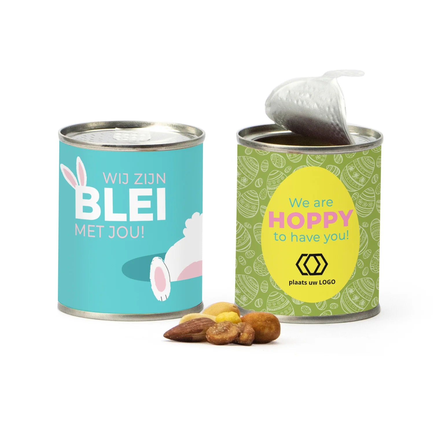 Blikje Cocktailmix met eigen logo - Pasen - Bedankjes.nl