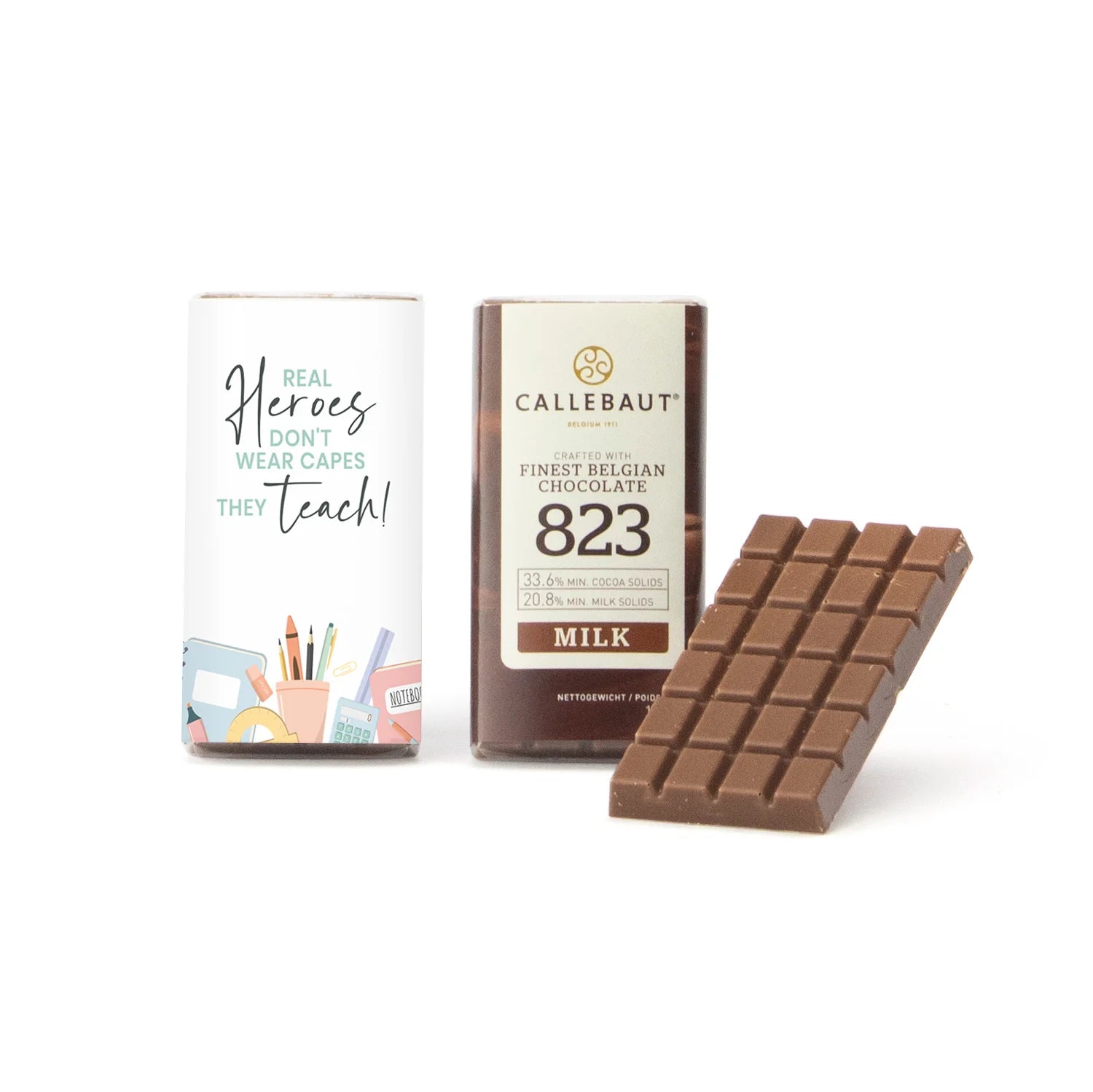 Callebaut chocolaatjes (25 stuks) - Leraar - Bedankjes.nl
