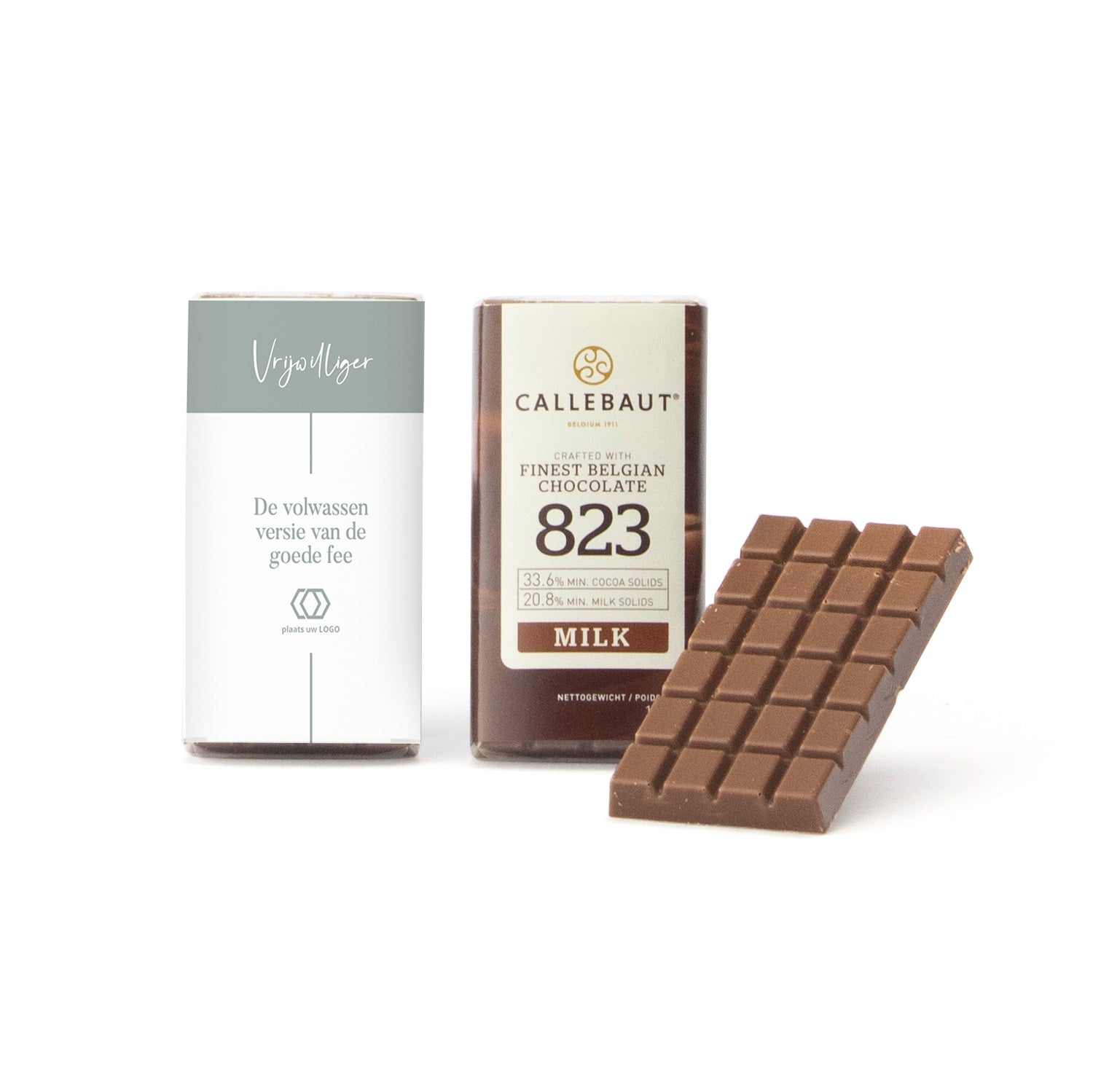 Callebaut chocolaatjes (25 stuks) - Vrijwilliger - Bedankjes.nl