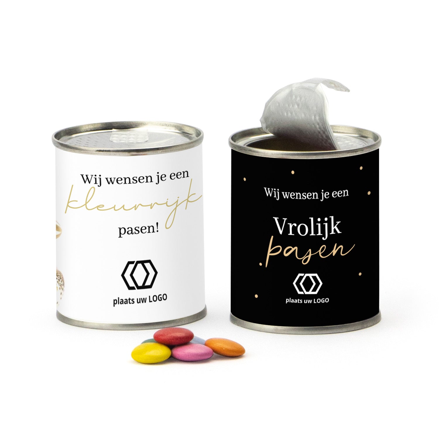 Blikje chocofeest - Pasen - Bedankjes.nl