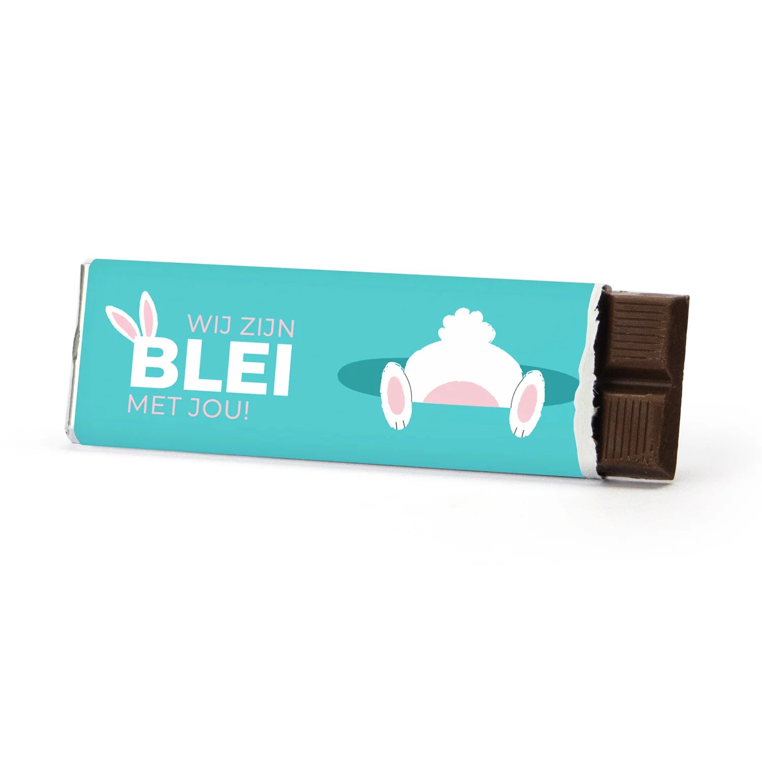 Chocoladereep met eigen wikkel - Pasen - Bedankjes.nl