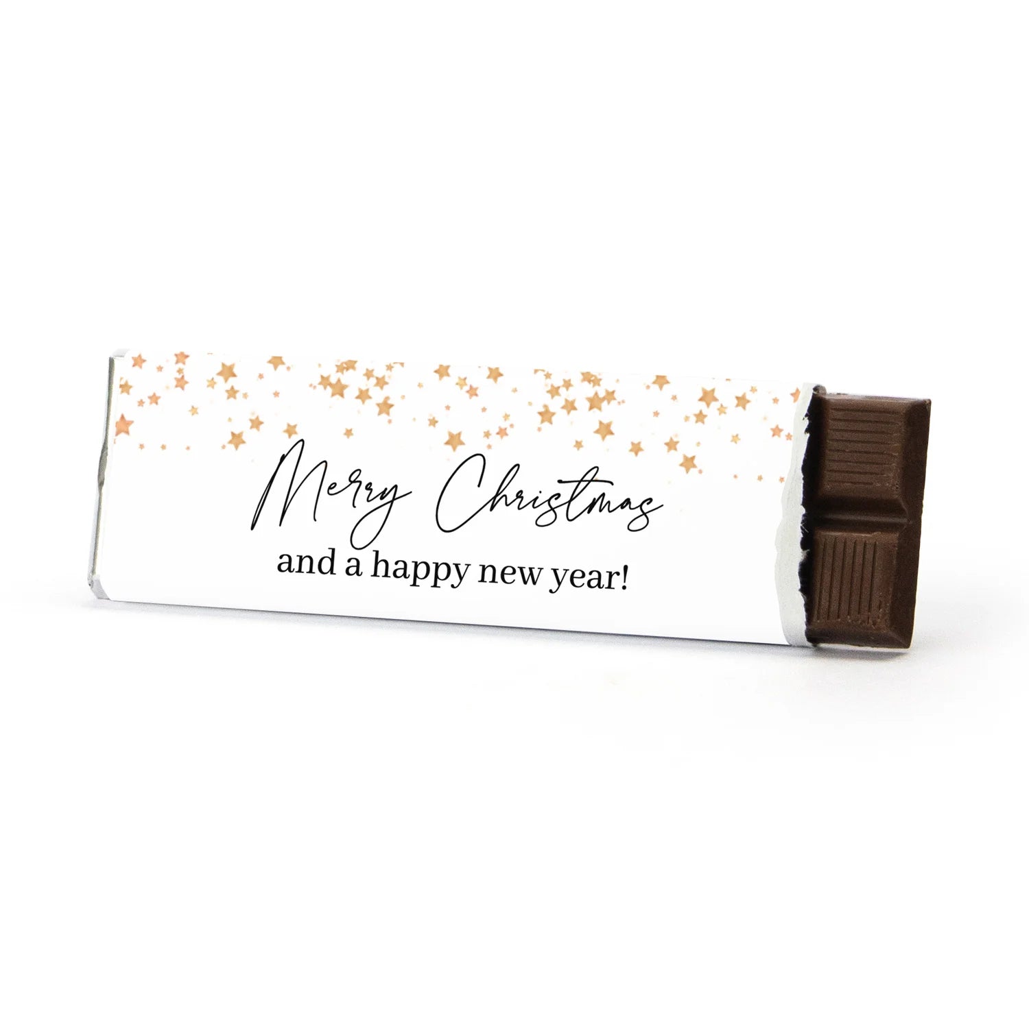 Chocoladereep met eigen wikkel - Kerst - Bedankjes.nl