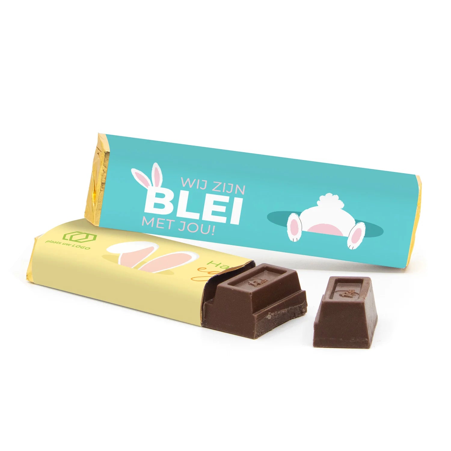Chocoladereep 75 gram met eigen wikkel - Pasen