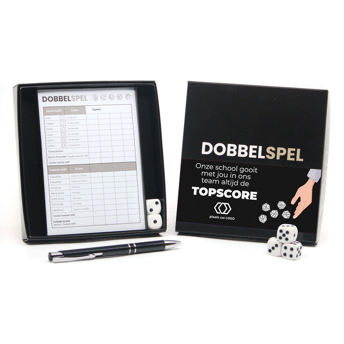 Dobbelspel met eigen sleeve - Leraar Dobbelspel met eigen sleeve - Leraar