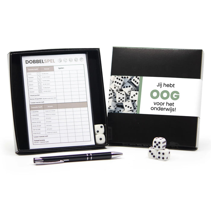 Dobbelspel met eigen sleeve - Leraar Dobbelspel met eigen sleeve - Leraar