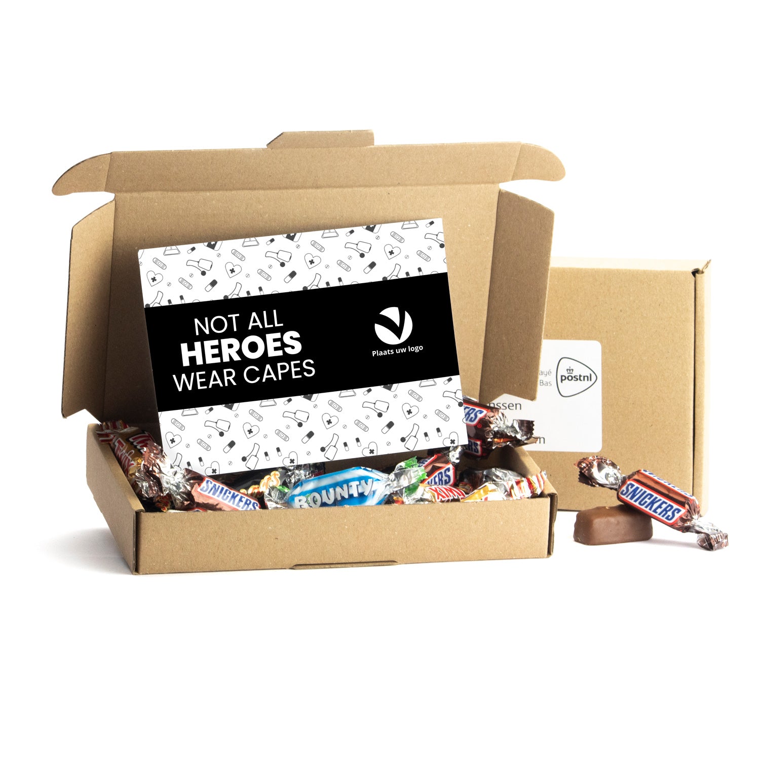 Maildoosje met celebrations - Verpleging - Bedankjes.nl