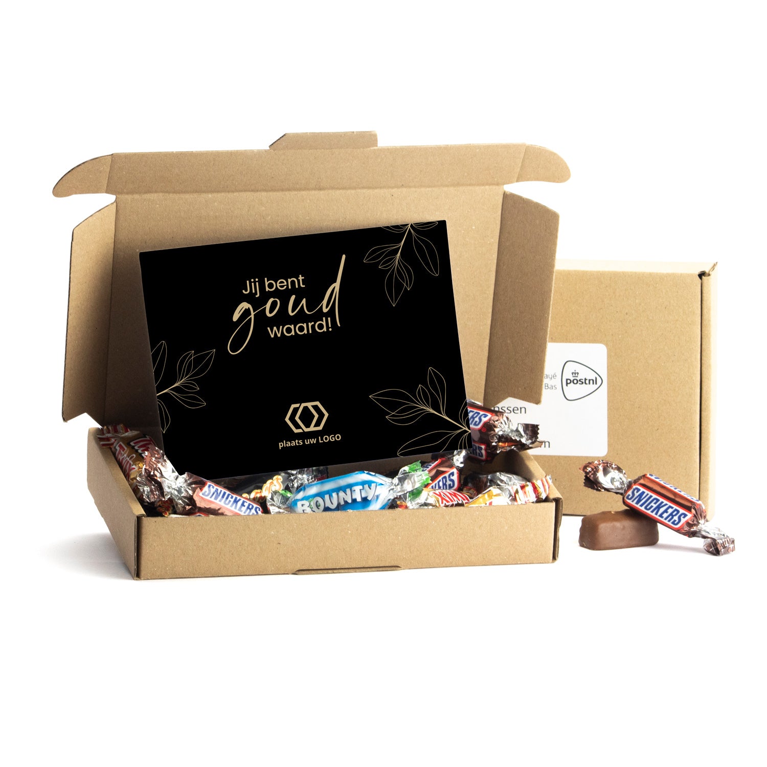 Maildoosje met celebrations - Verpleging - Bedankjes.nl