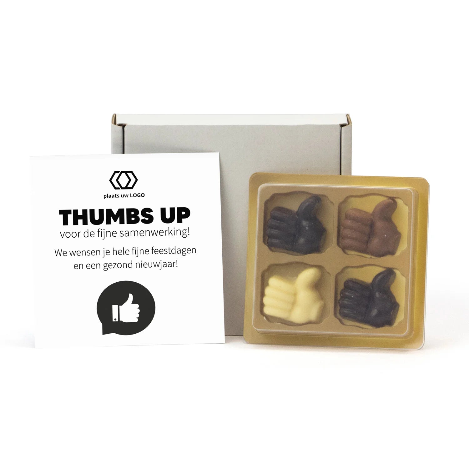 Thumbs UP voor je inzet - Kerst - Bedankjes.nl