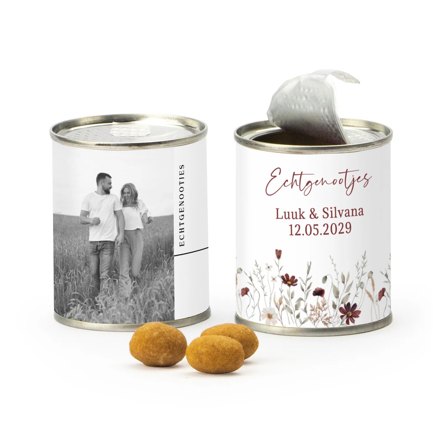 Echtgenootjes - Borrelnootjes - Trouwen - Bedankjes.nl