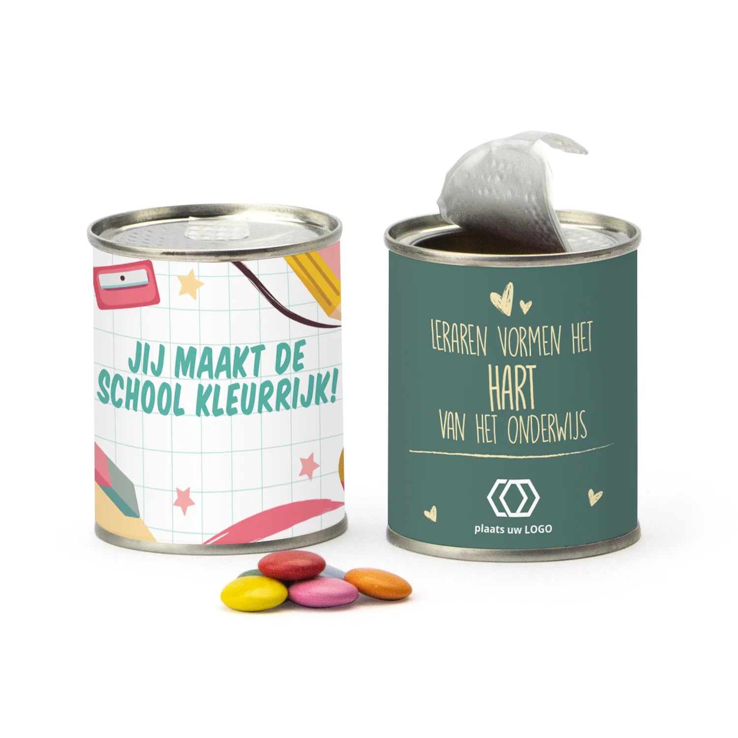 Blikje chocofeest - Leraar - Bedankjes.nl